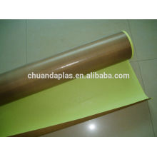 PTFE Teflon Cloth With Adhesive ( Yellow Liner Backing )